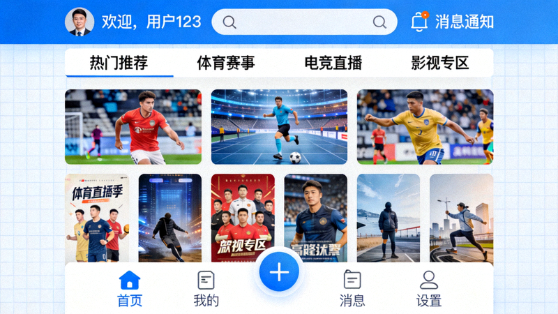 成功登录后显示的壹号娱乐平台主界面，布局清晰，内容分类明确