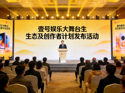 壹号娱乐大舞台生态及创作者计划发布活动现场
